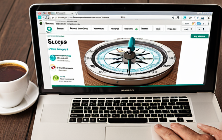 **

Data-driven business strategy: A compass guiding a business towards success. Focus on identifying key data sources (website user navigation, conversion rates, abandoned shopping carts), illustrating data analysis leading to actionable business decisions (e.g., promotional packs, optimized online store). The image should convey the concept of data transforming into valuable insights.

**